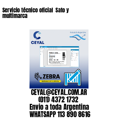 Servicio técnico oficial  Sato y multimarca