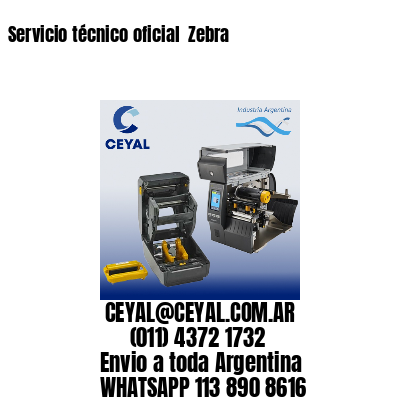 Servicio técnico oficial  Zebra