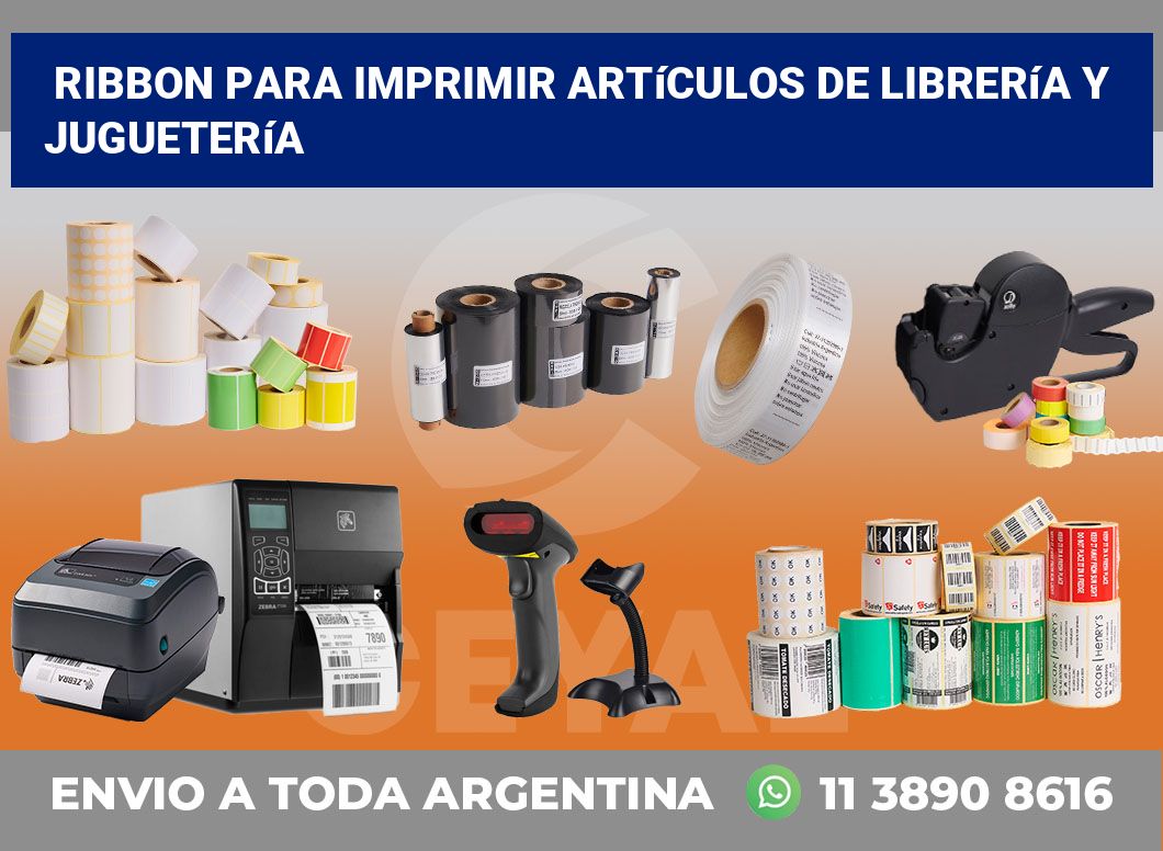 Ribbon para imprimir Artículos de librería y juguetería