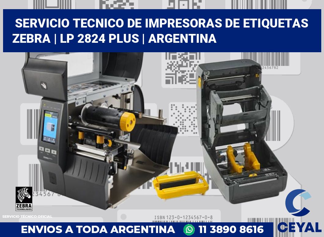 Servicio Tecnico De Impresoras De Etiquetas Zebra | LP 2824 Plus | Argentina