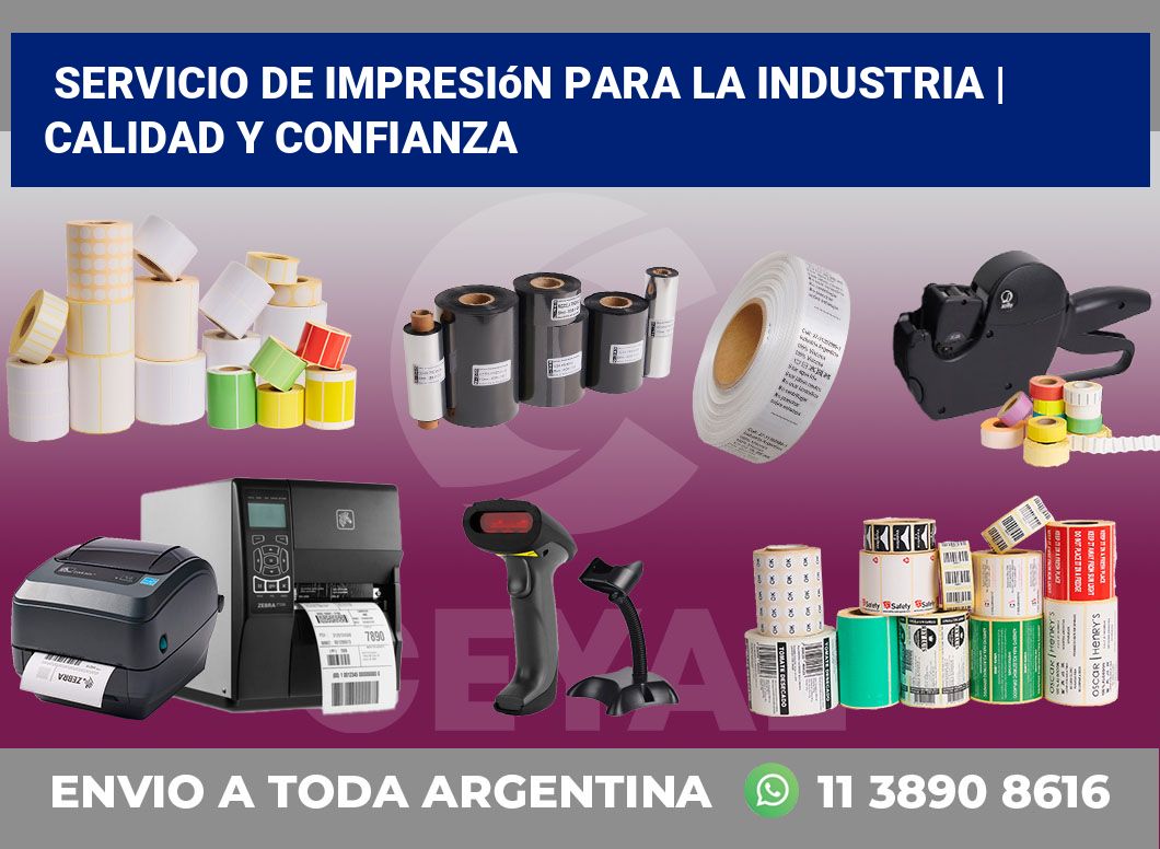 Servicio de impresión para la industria | Calidad y confianza