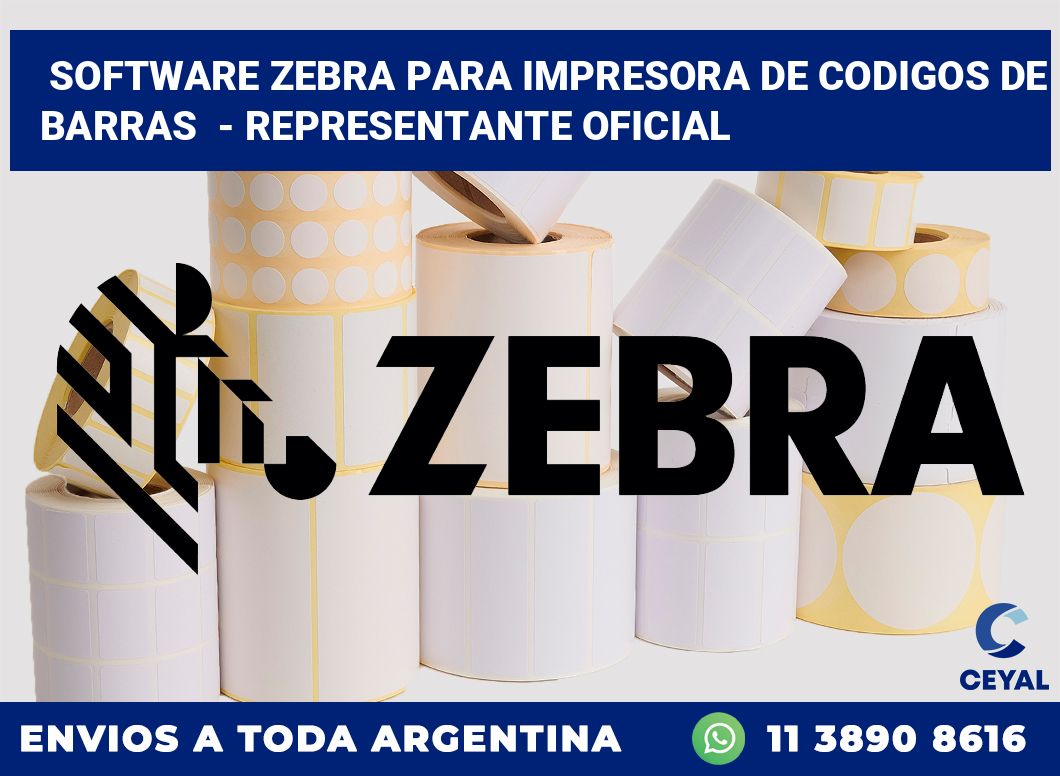 Software zebra para impresora de codigos de barras  – Representante oficial