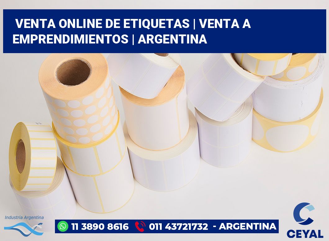 Venta online de etiquetas | Venta a emprendimientos | Argentina