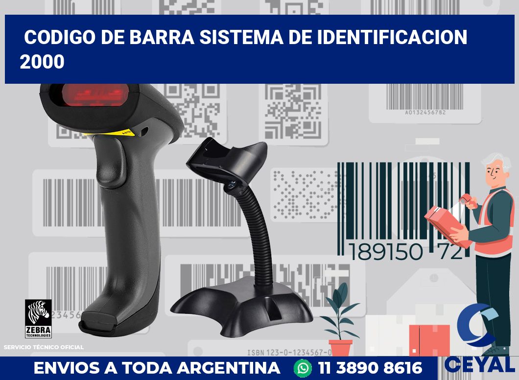 codigo de barra sistema de identificacion  2000