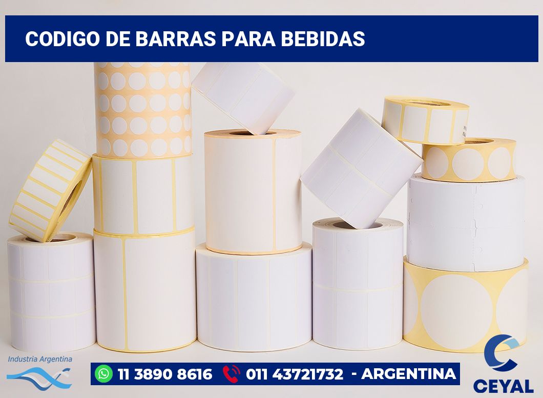 codigo de barras para bebidas