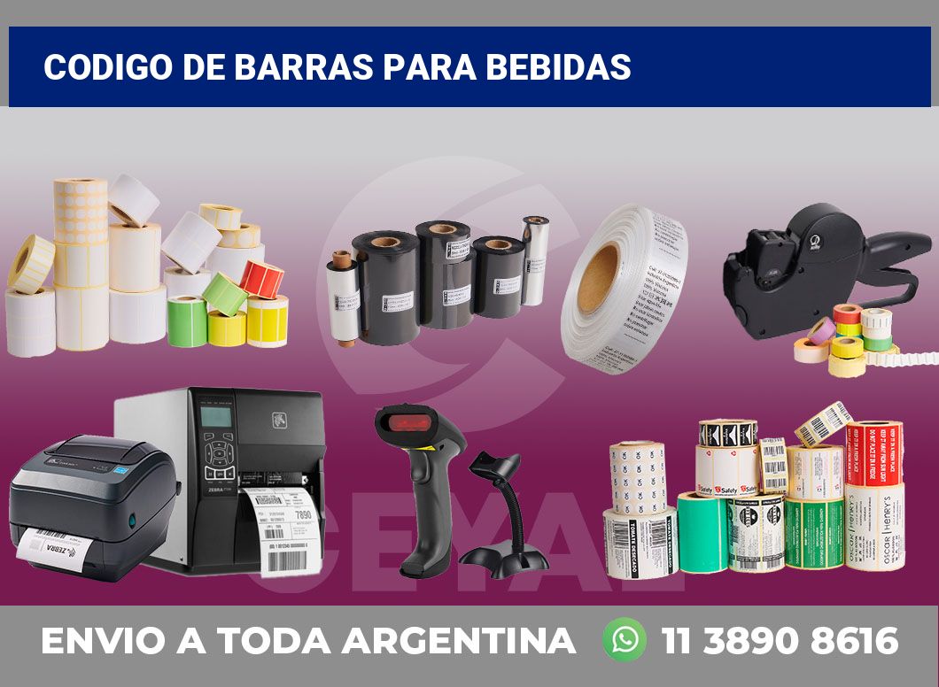 codigo de barras para bebidas