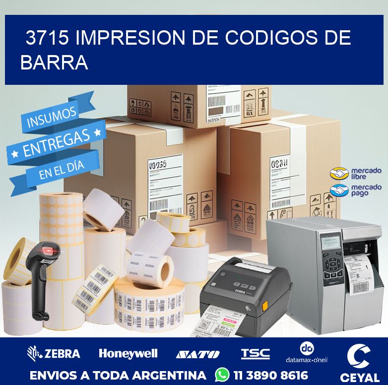 3715 IMPRESION DE CODIGOS DE BARRA