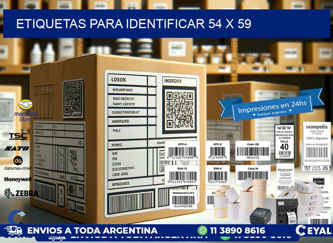 etiquetas para identificar 54 x 59