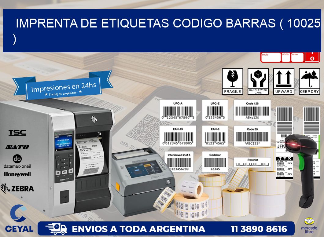 imprenta de etiquetas codigo barras ( 10025 )