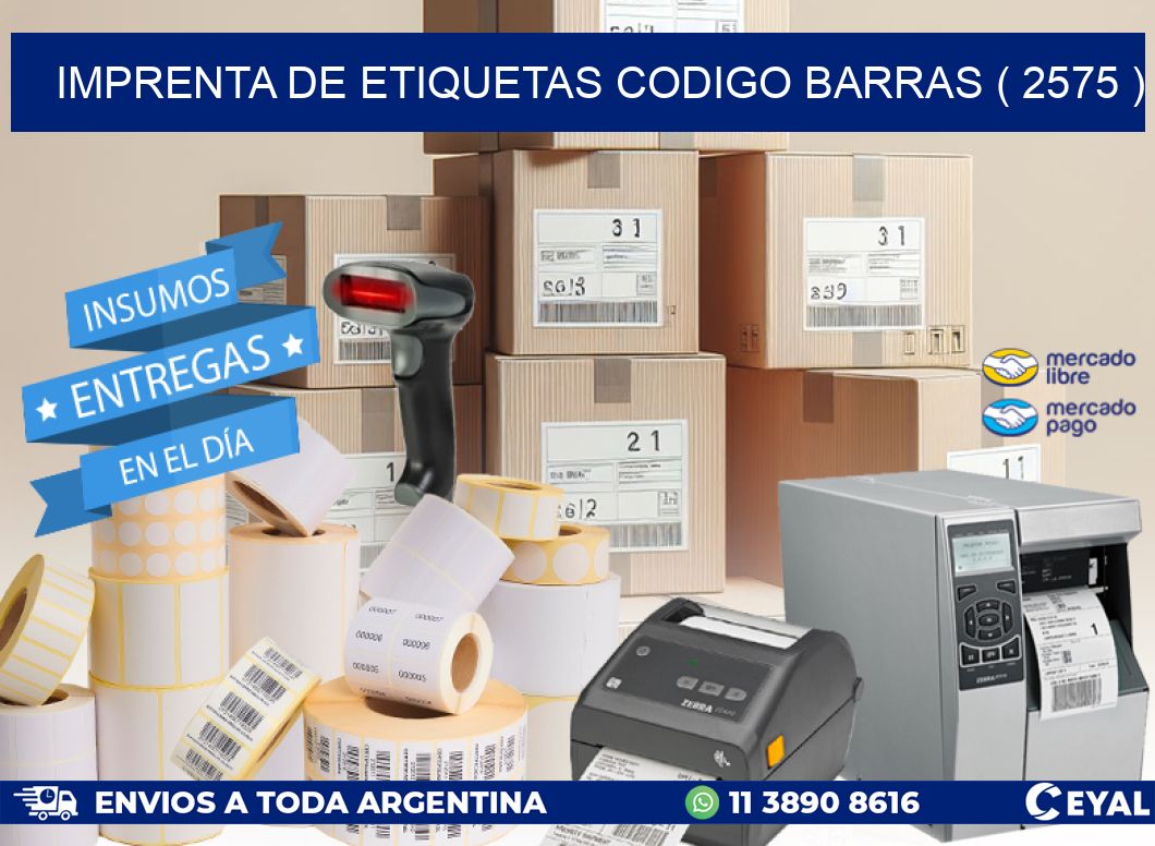 imprenta de etiquetas codigo barras ( 2575 )