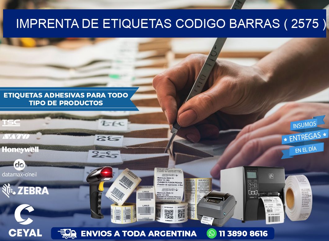 imprenta de etiquetas codigo barras ( 2575 )