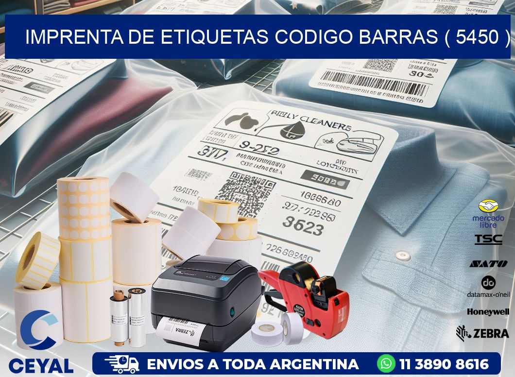 imprenta de etiquetas codigo barras ( 5450 )