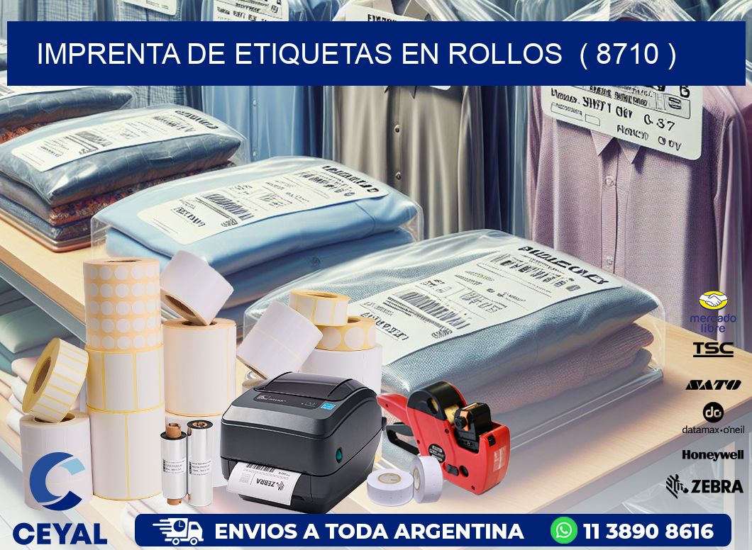 imprenta de etiquetas en rollos  ( 8710 )