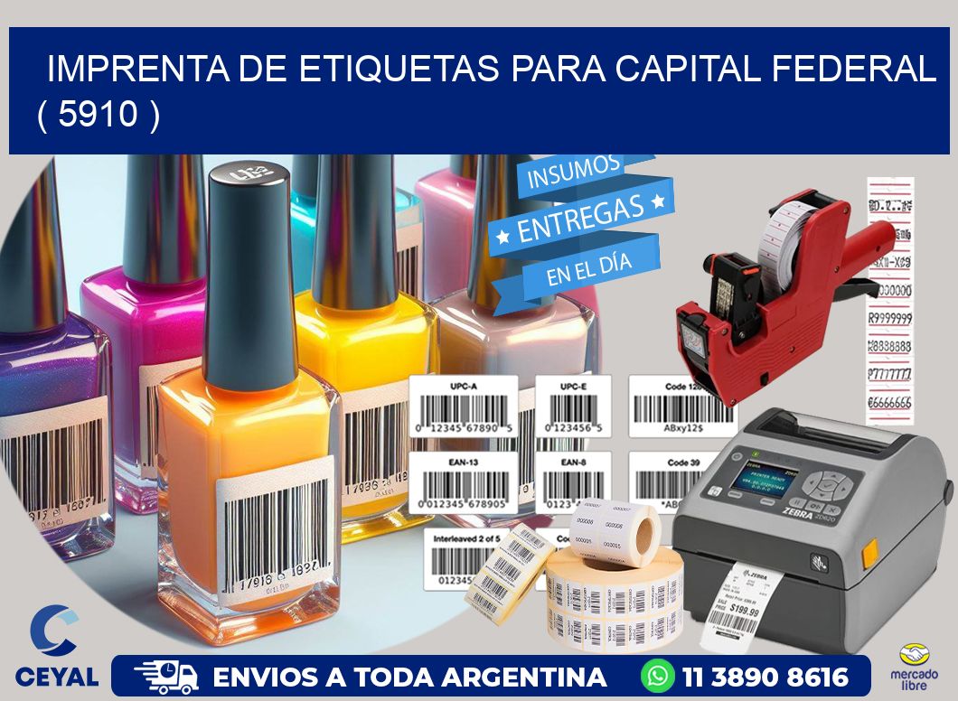 imprenta de etiquetas para capital federal  ( 5910 )