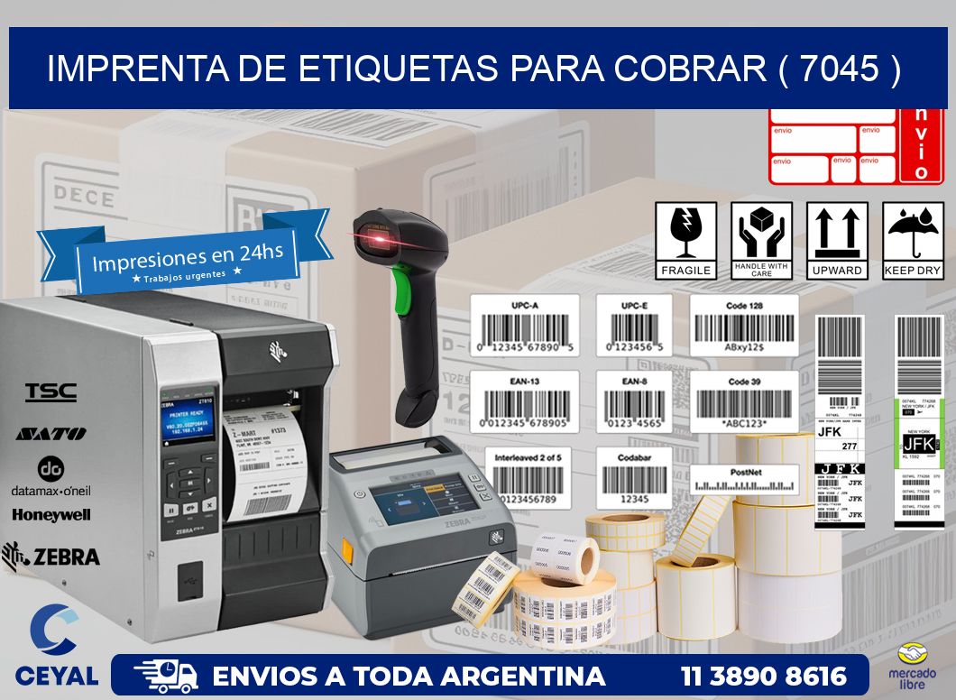 imprenta de etiquetas para cobrar ( 7045 )