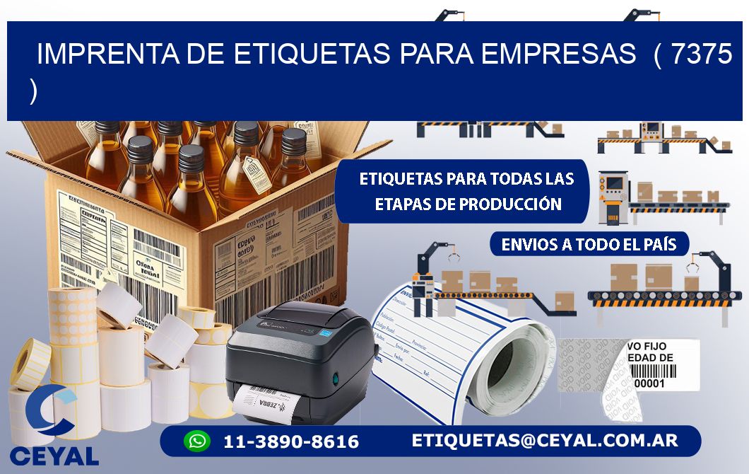 imprenta de etiquetas para empresas  ( 7375 )