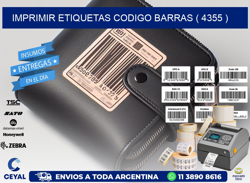 imprimir etiquetas codigo barras ( 4355 )