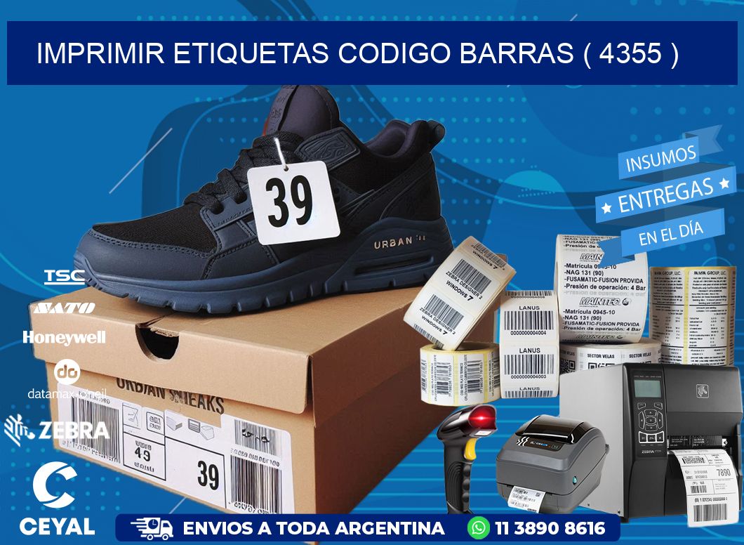 imprimir etiquetas codigo barras ( 4355 )