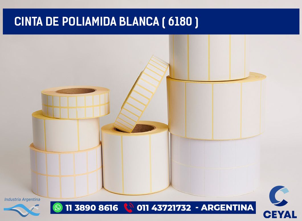 CINTA DE POLIAMIDA BLANCA ( 6180 )