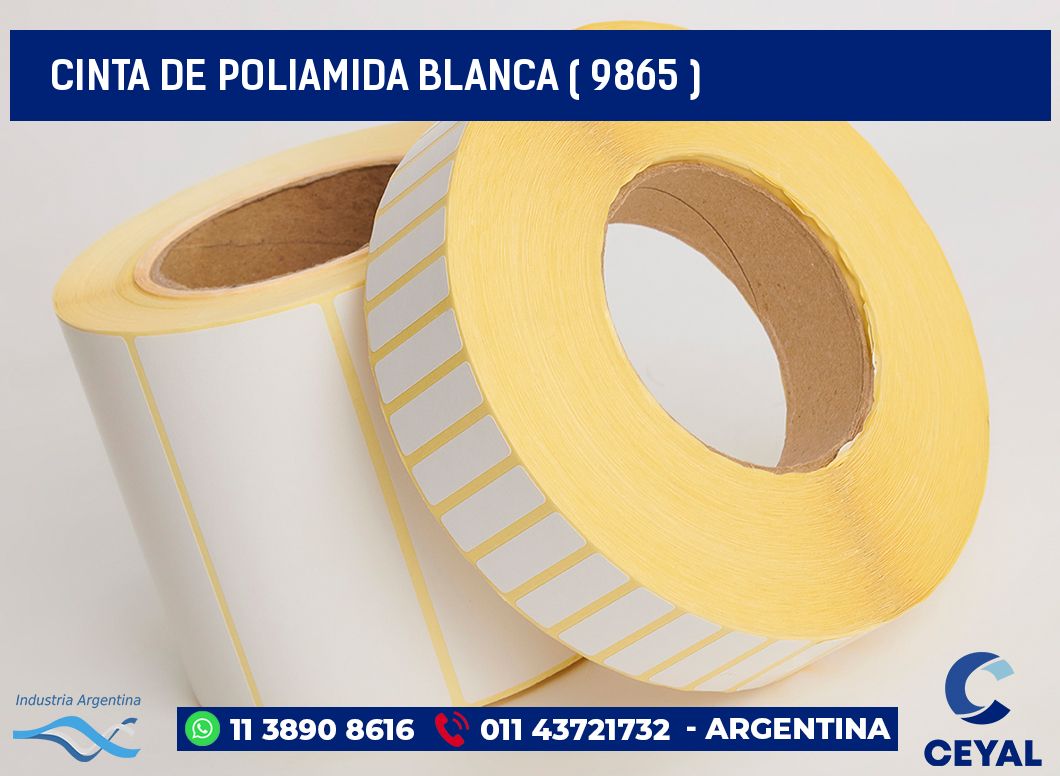 CINTA DE POLIAMIDA BLANCA ( 9865 )