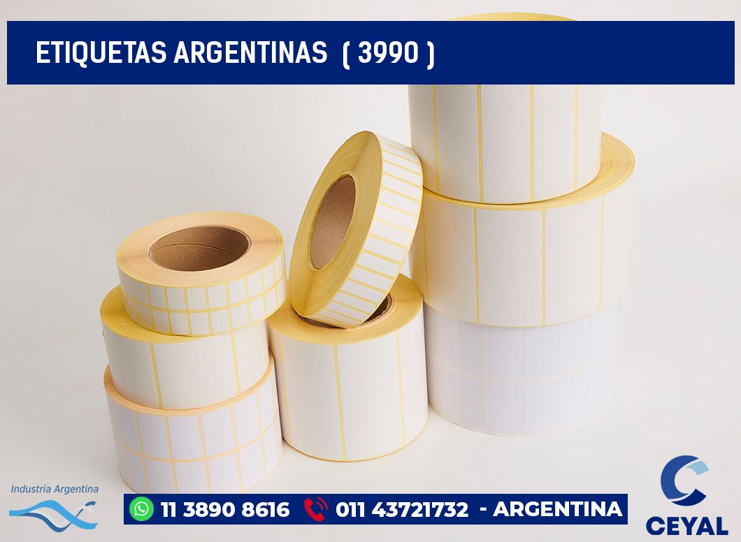 ETIQUETAS ARGENTINAS  ( 3990 )