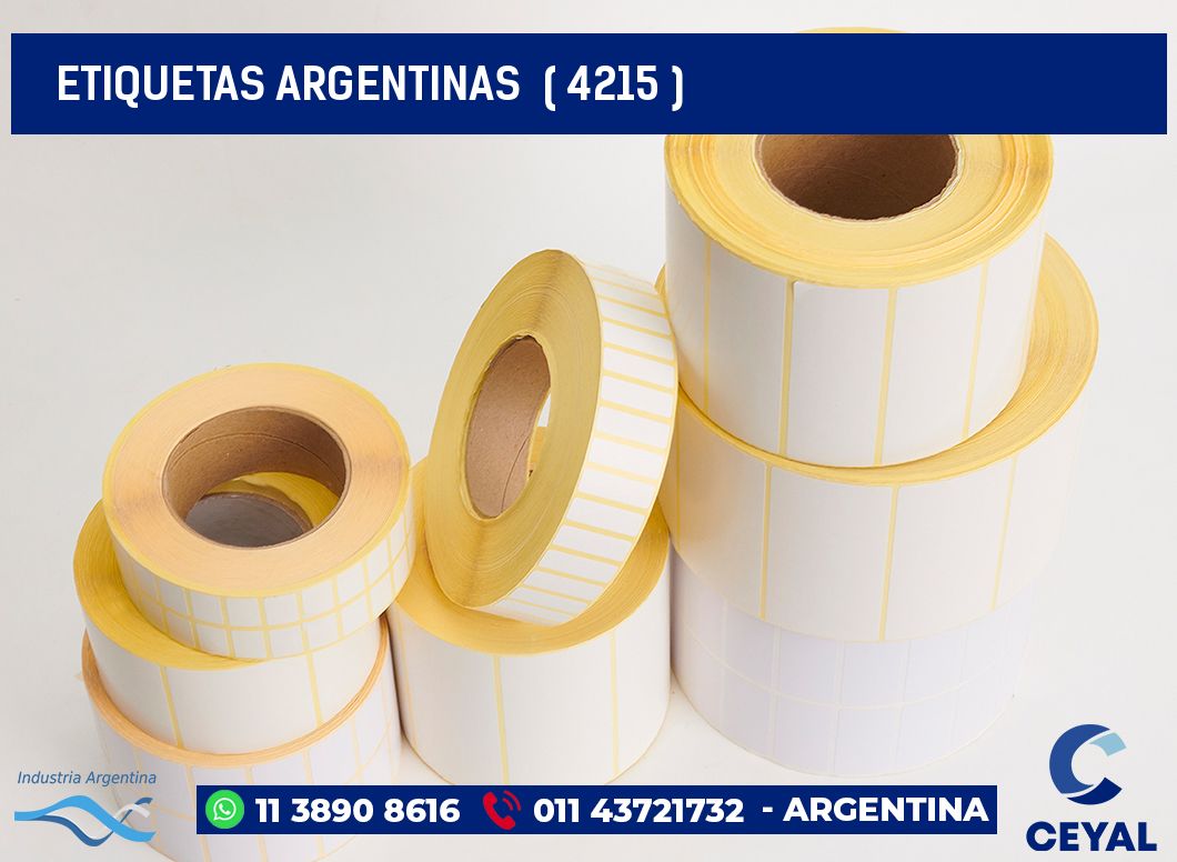 ETIQUETAS ARGENTINAS  ( 4215 )