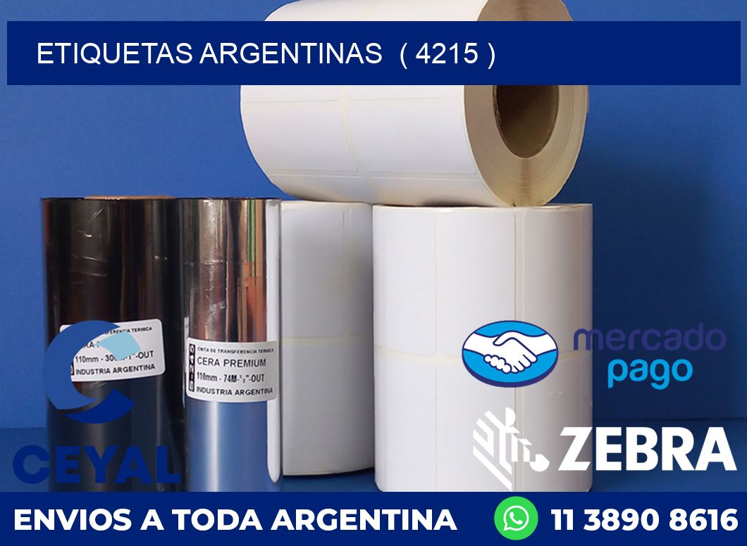 ETIQUETAS ARGENTINAS  ( 4215 )