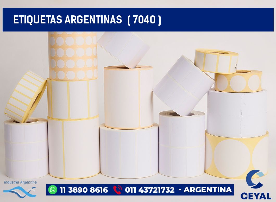 ETIQUETAS ARGENTINAS  ( 7040 )