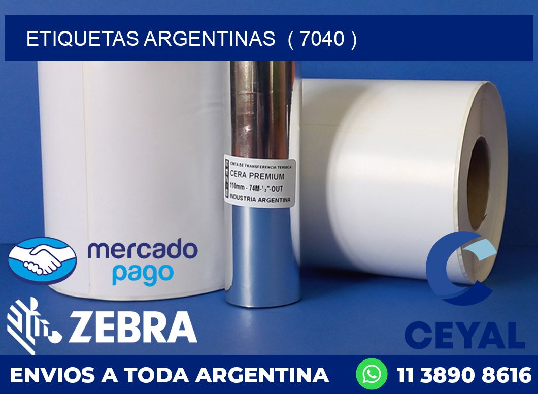 ETIQUETAS ARGENTINAS  ( 7040 )