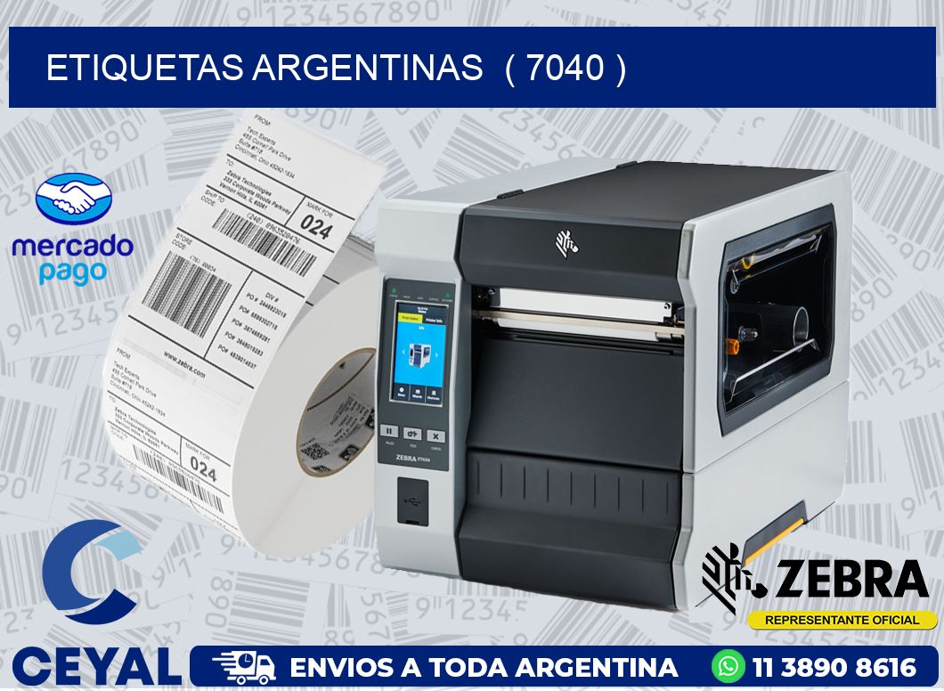 ETIQUETAS ARGENTINAS  ( 7040 )