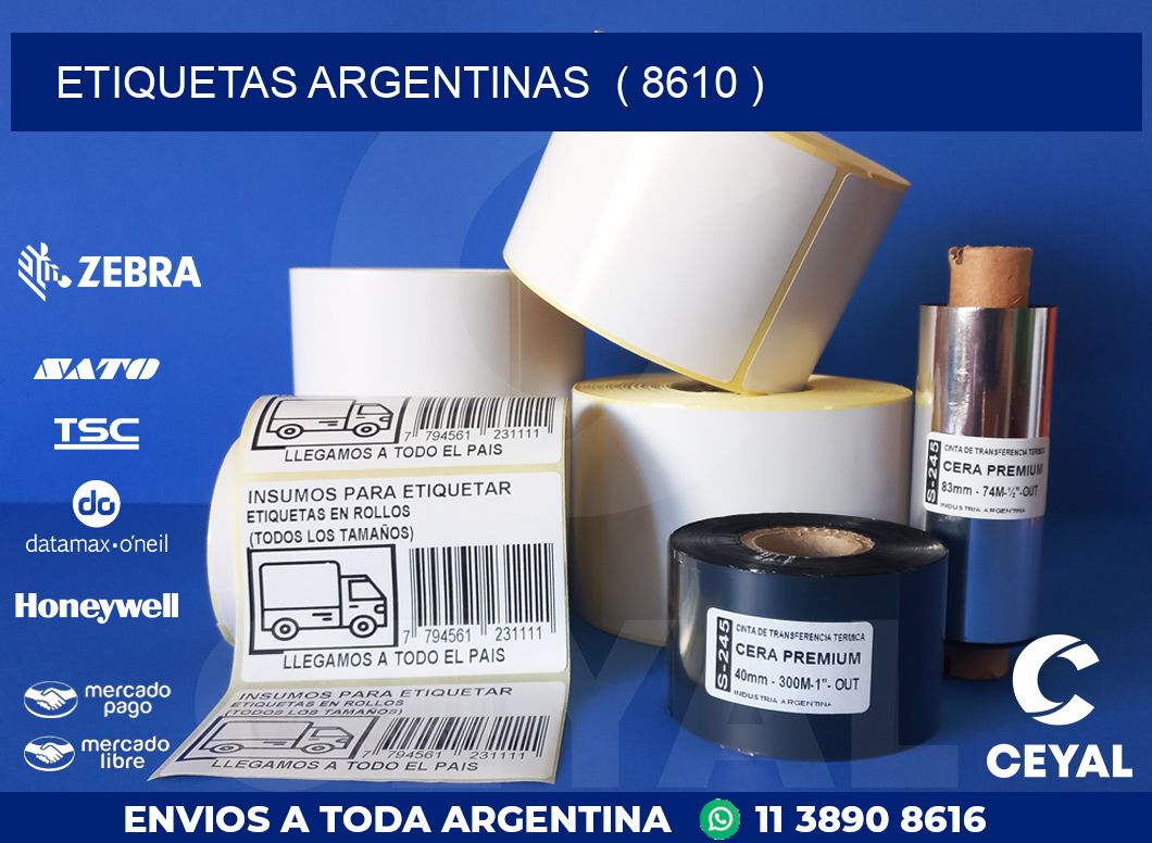 ETIQUETAS ARGENTINAS  ( 8610 )