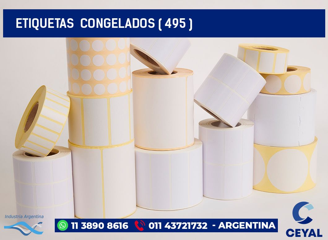 ETIQUETAS  CONGELADOS ( 495 )