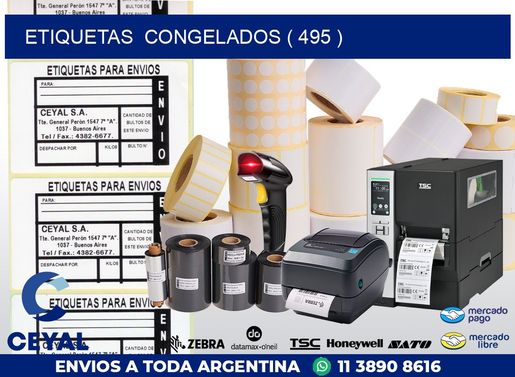 ETIQUETAS  CONGELADOS ( 495 )