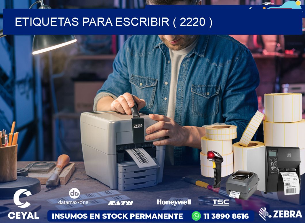 ETIQUETAS PARA ESCRIBIR ( 2220 )