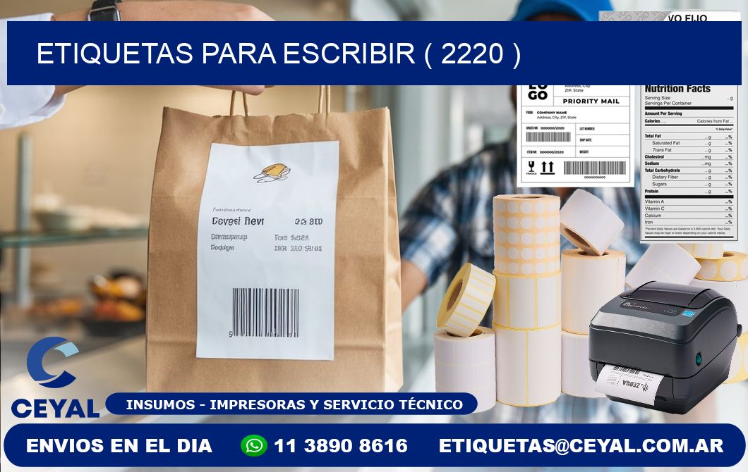 ETIQUETAS PARA ESCRIBIR ( 2220 )