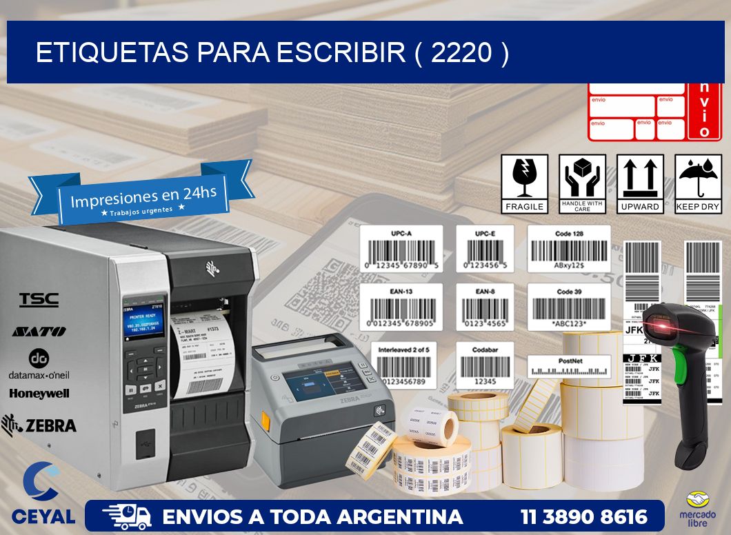 ETIQUETAS PARA ESCRIBIR ( 2220 )