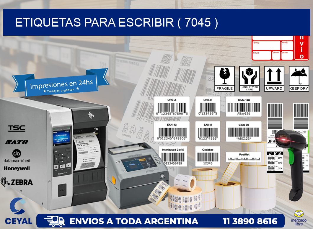 ETIQUETAS PARA ESCRIBIR ( 7045 )