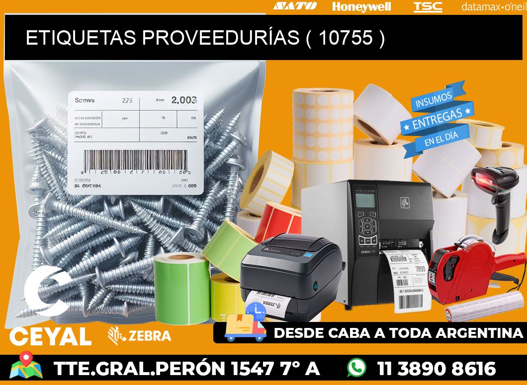 ETIQUETAS PROVEEDURÍAS ( 10755 )