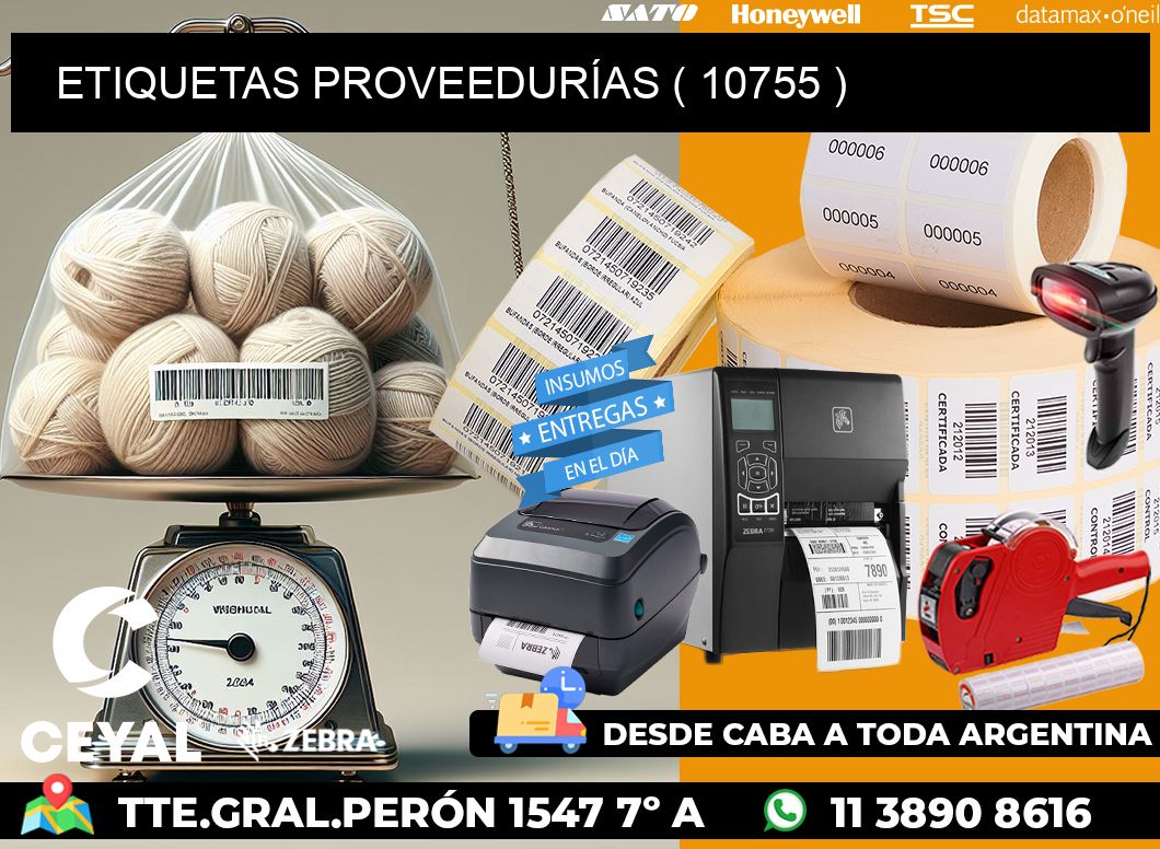 ETIQUETAS PROVEEDURÍAS ( 10755 )