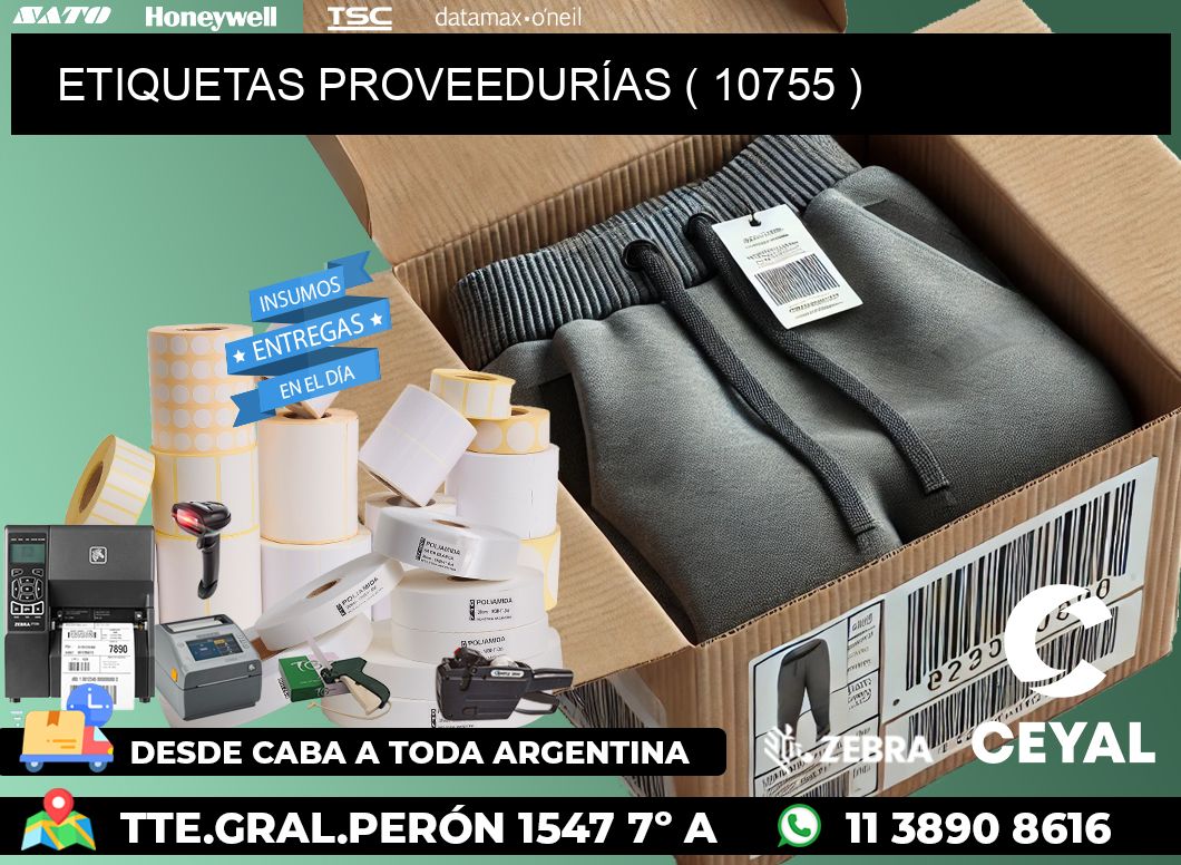 ETIQUETAS PROVEEDURÍAS ( 10755 )