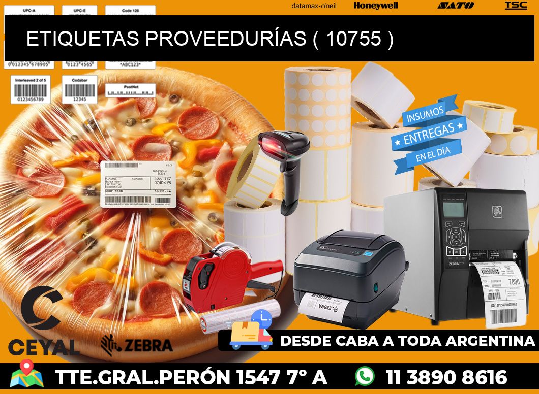 ETIQUETAS PROVEEDURÍAS ( 10755 )