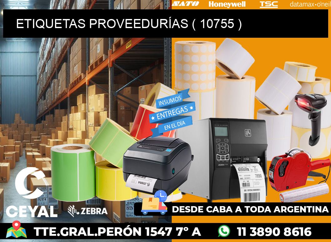 ETIQUETAS PROVEEDURÍAS ( 10755 )