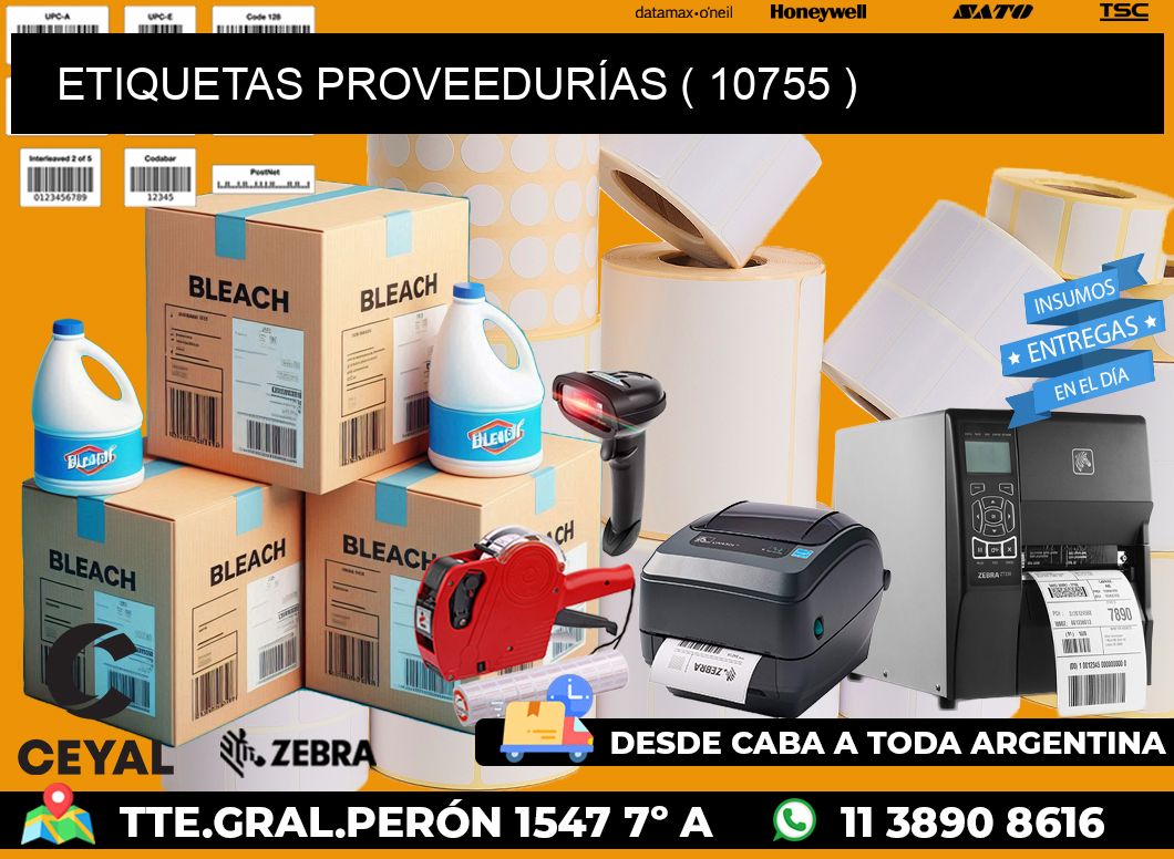 ETIQUETAS PROVEEDURÍAS ( 10755 )