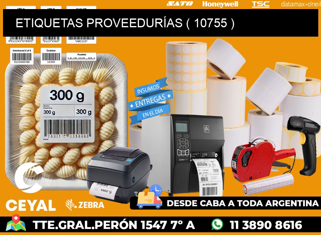 ETIQUETAS PROVEEDURÍAS ( 10755 )