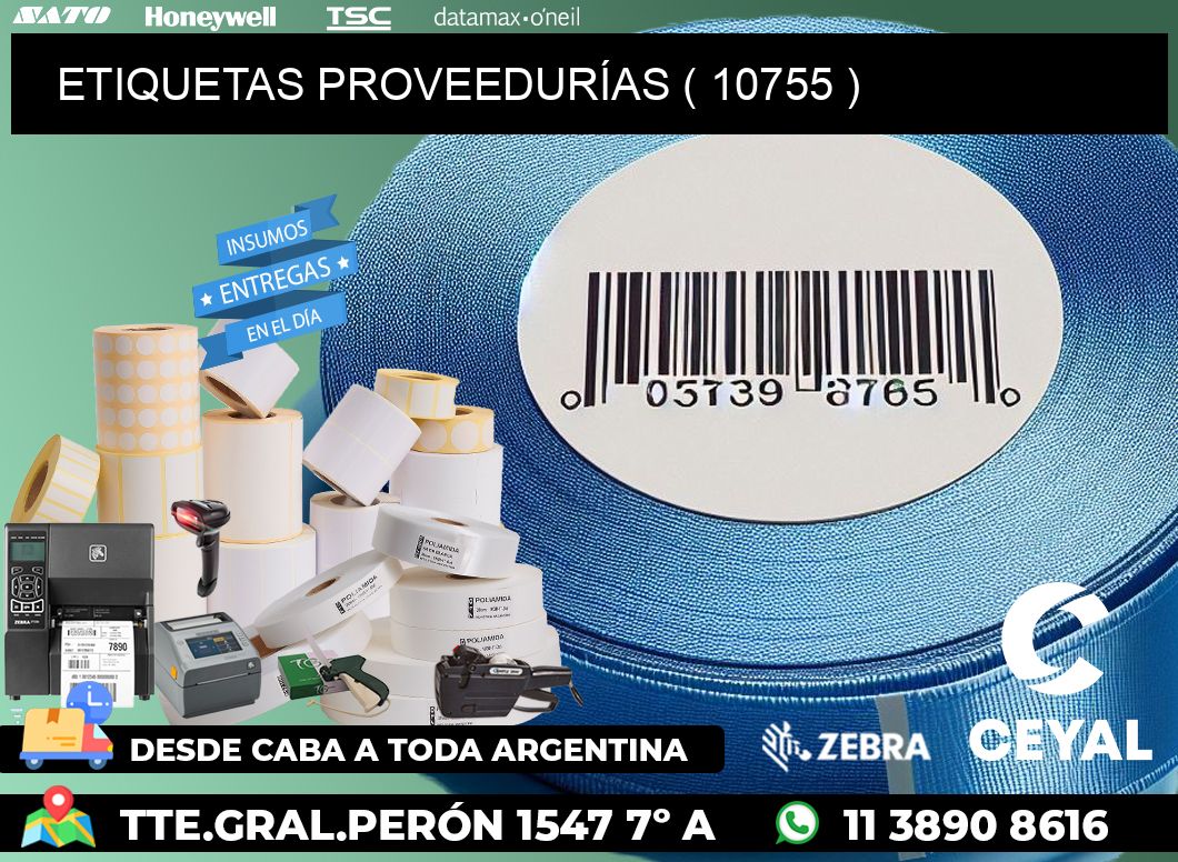 ETIQUETAS PROVEEDURÍAS ( 10755 )