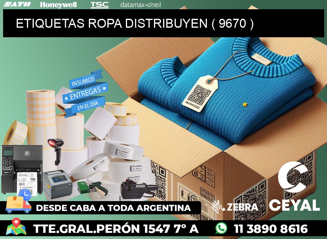 ETIQUETAS ROPA DISTRIBUYEN ( 9670 )