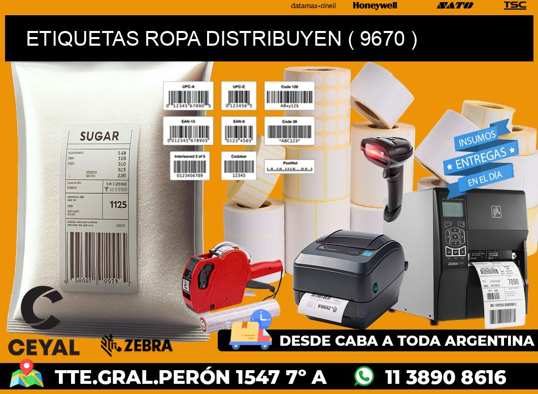 ETIQUETAS ROPA DISTRIBUYEN ( 9670 )