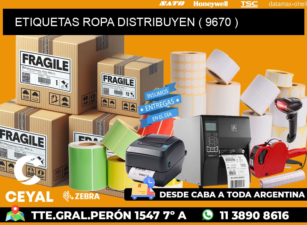 ETIQUETAS ROPA DISTRIBUYEN ( 9670 )