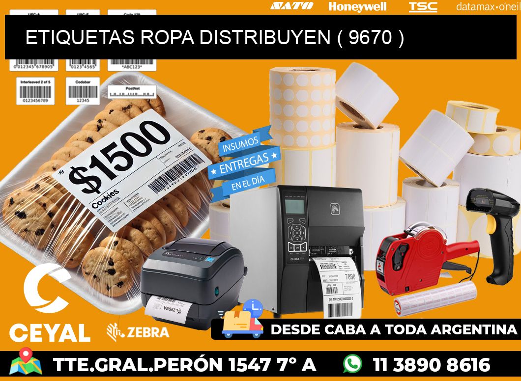 ETIQUETAS ROPA DISTRIBUYEN ( 9670 )