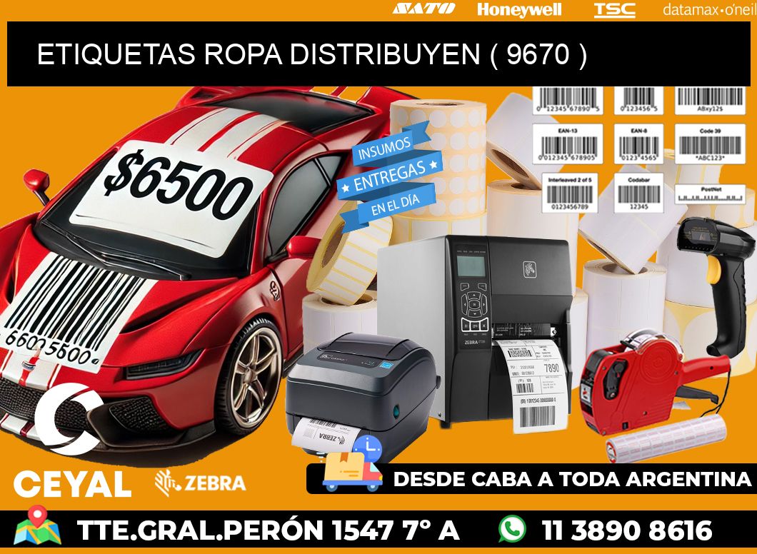 ETIQUETAS ROPA DISTRIBUYEN ( 9670 )